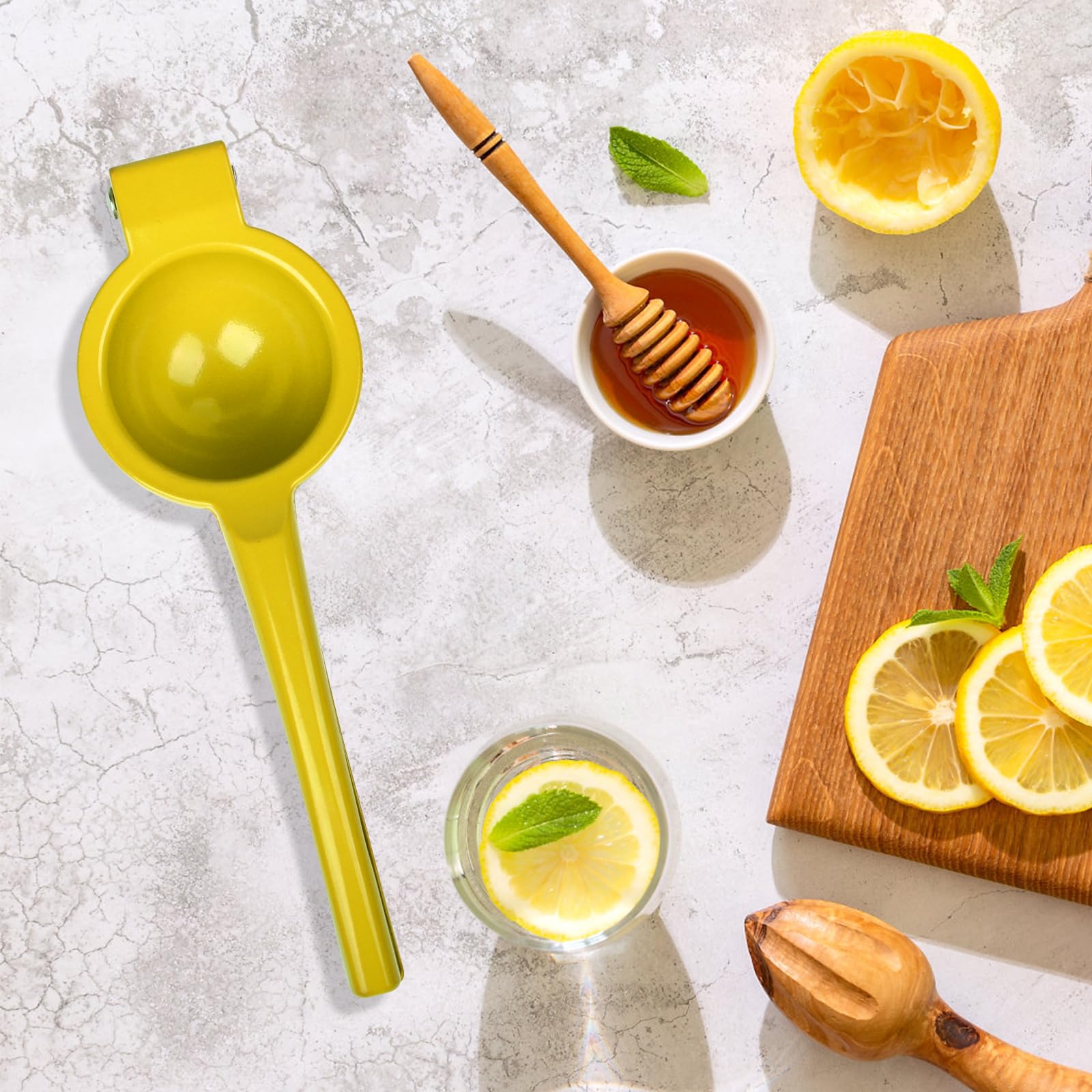 Amazon.co.jp: 手動レモン絞り器、高耐久レモンジューサー